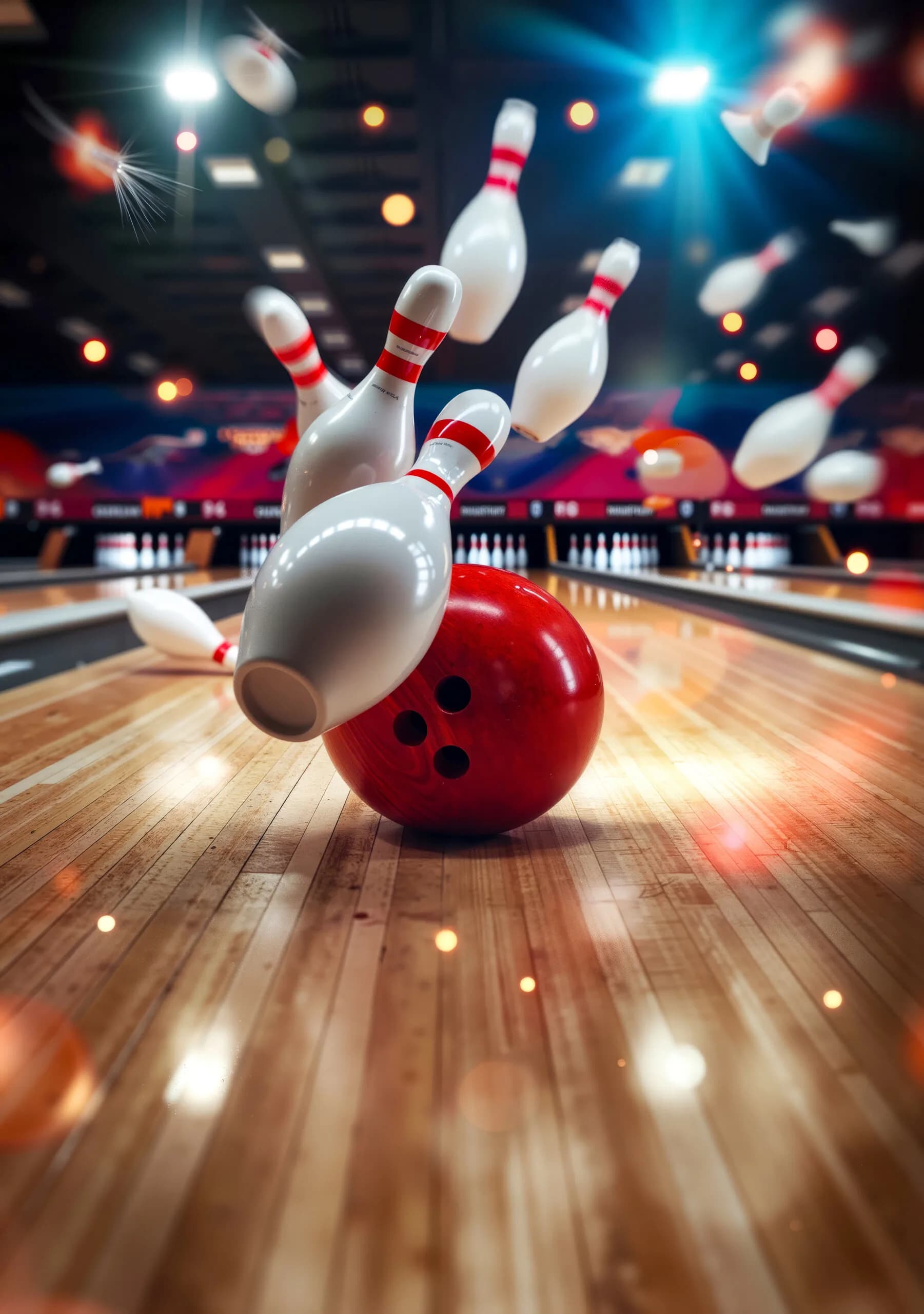 Les pistes de Xtreme Bowling Agde
